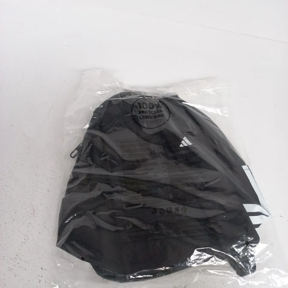 ADIDAS BLACK BAG WITH TAG – SEALED IN ORIGINAL PLASTIC PACKAGING