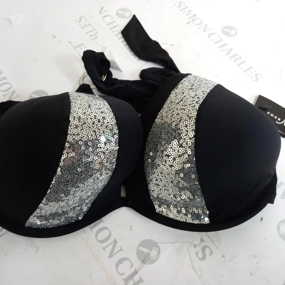 POUR MOI SEA QUEEN SEQUIN BOOST PADDED BRA - UK 38DD