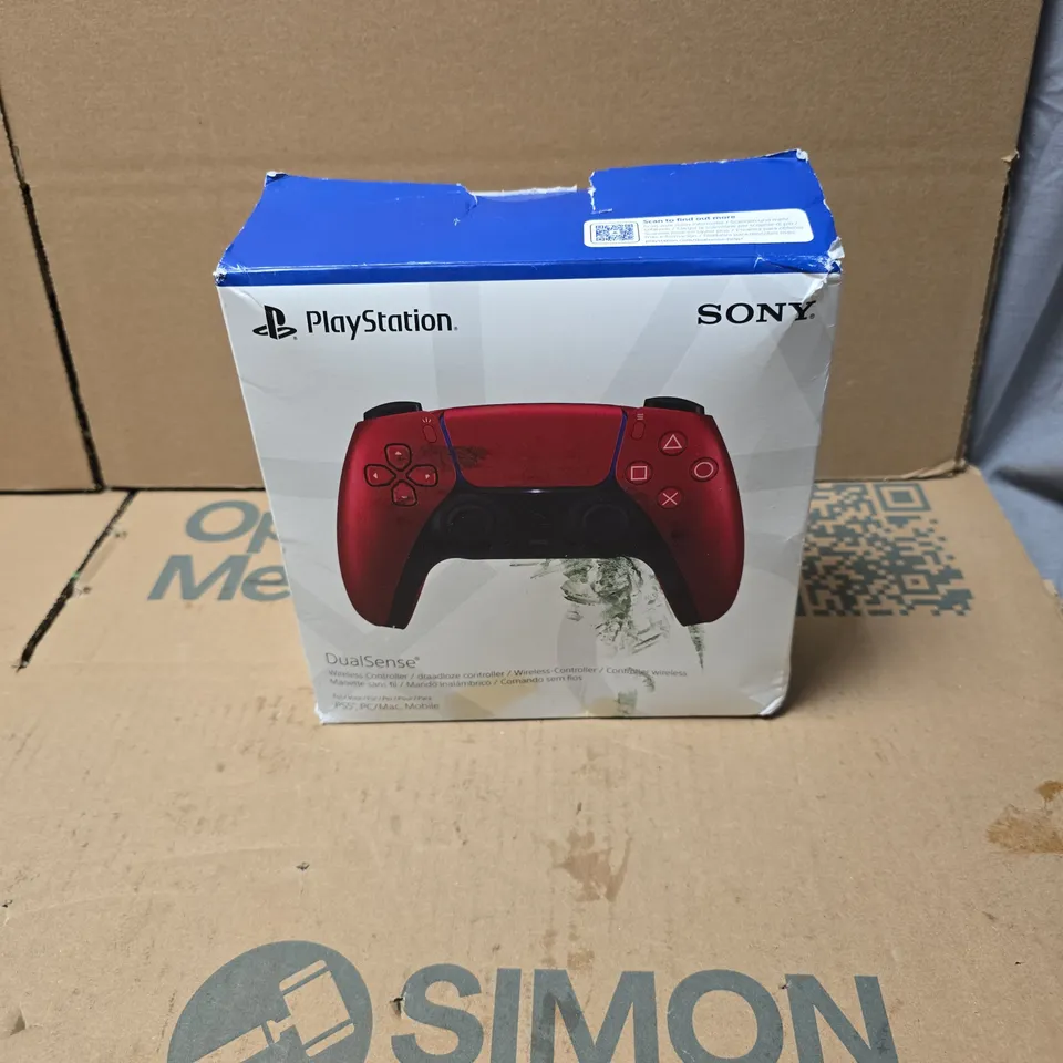 SONY PLAYSTATION DUALSENSE WIRELESS CONTROLLER – COSMIC RED – BOXED