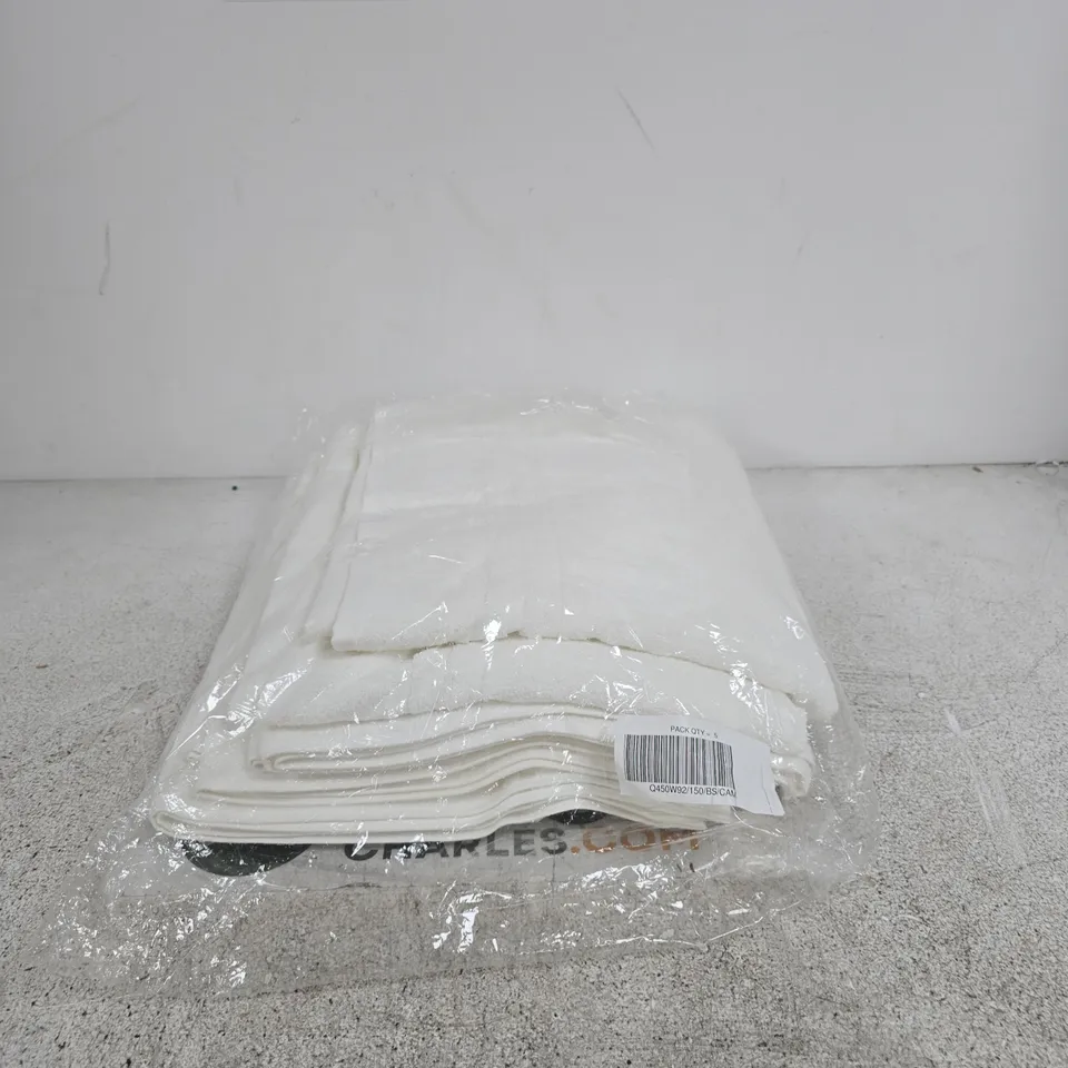 PACK OF 5 WHITE VISION V450 TOWELS