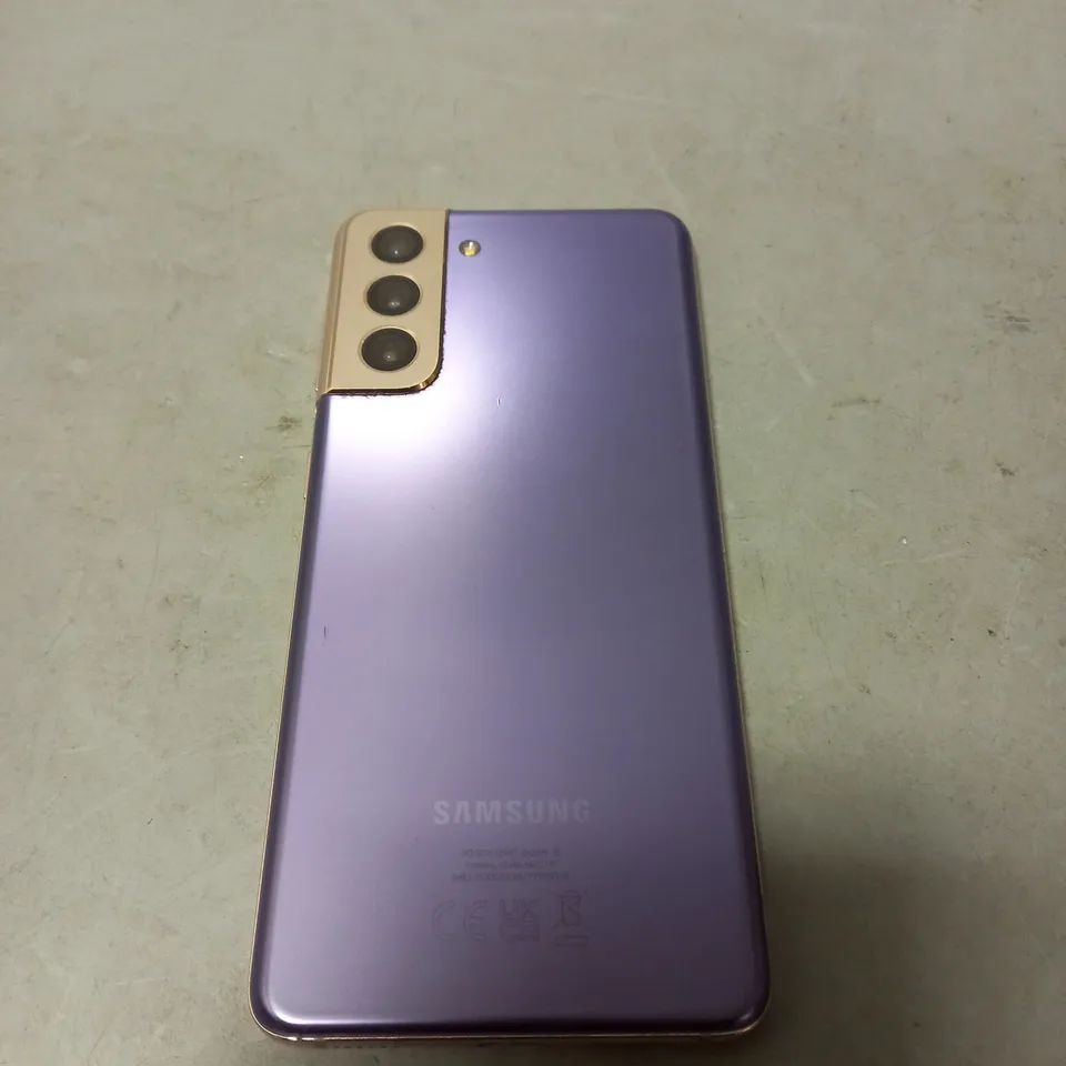 SAMSUNG GALAXY S21 MOBILE PHONE IN PURPLE