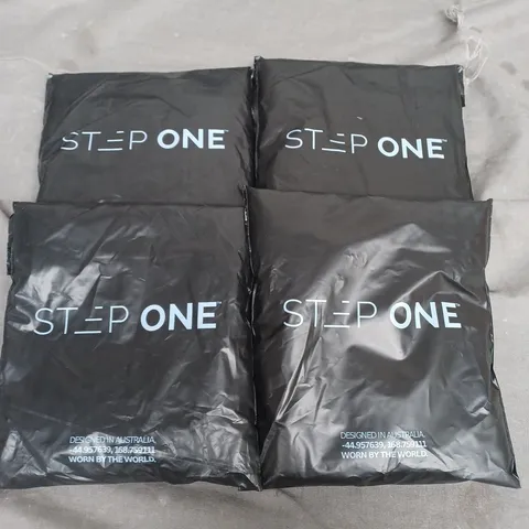 4 X STEPONE BOXER BRIEFS, GREY - SIZE XL