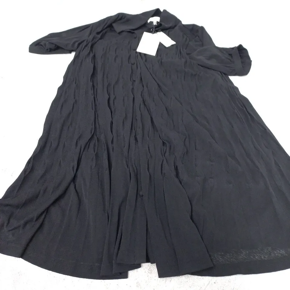 PHASE EIGHT PLEATED SWING DRESS – BLACK, UK 12