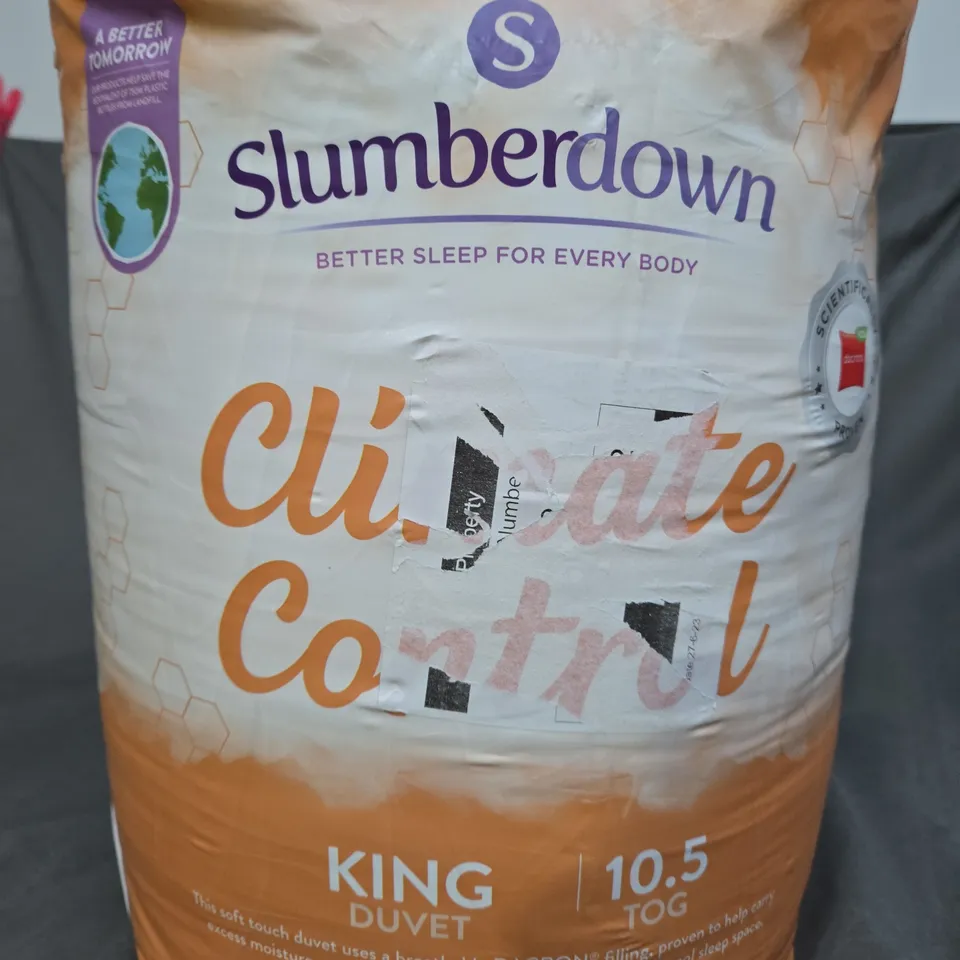 SLUMBERDOWN KING SIZE DUVET - 10.5 TOG