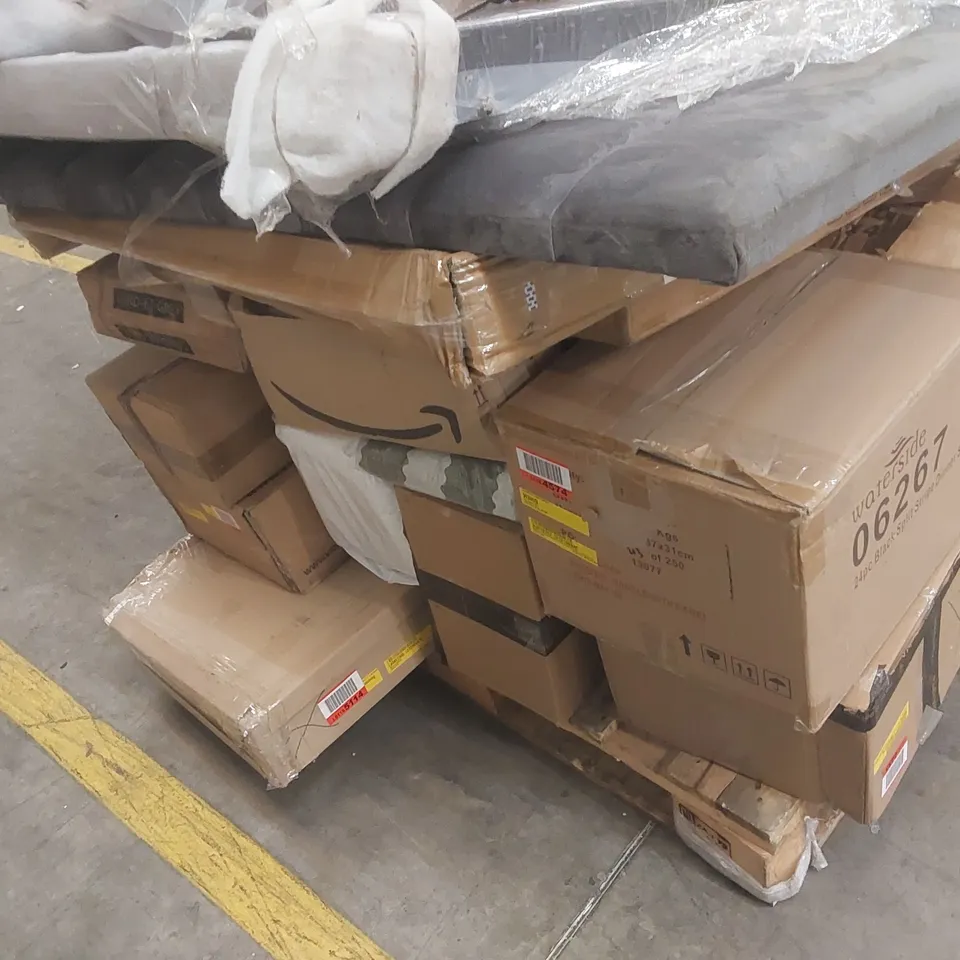 PALLET CONTAINING A LARGE QUANTITY OF ASSORTED FURNITURE PARTS AND OTHER ITEMS