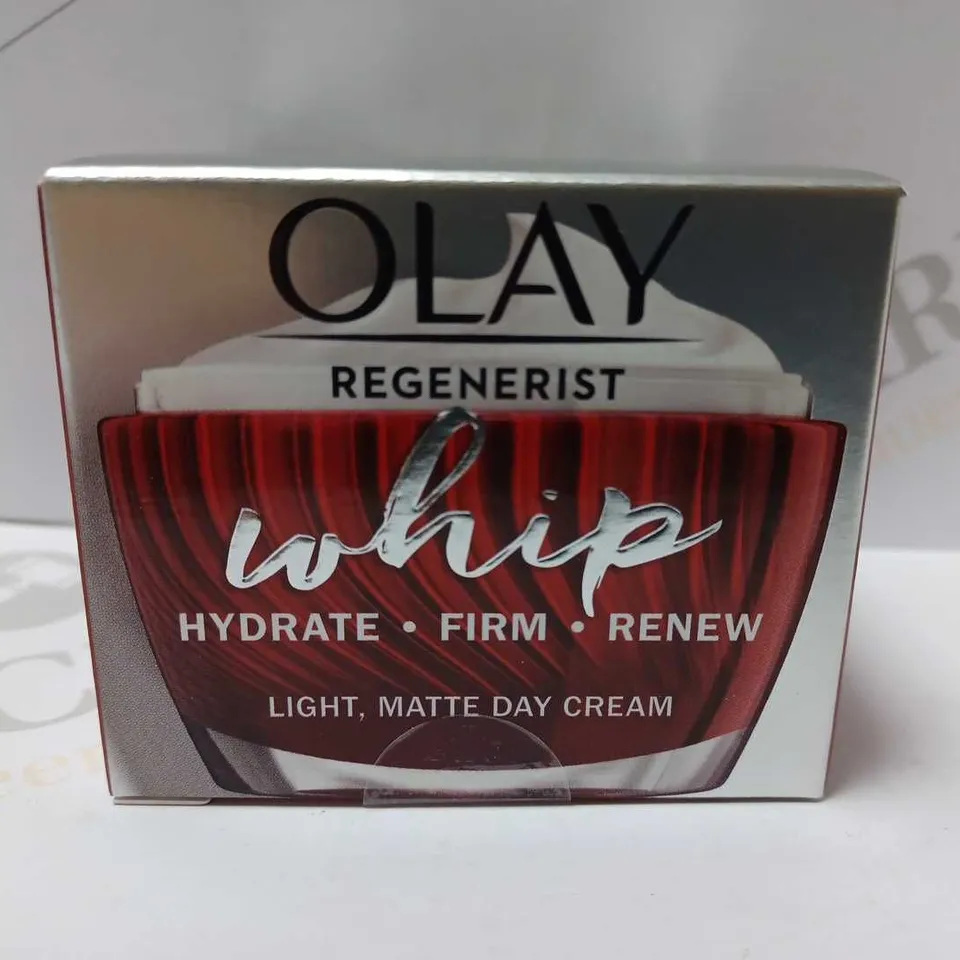 LOT OF 4 X 50ML OLAY REGENERIST WHIP LIGHT AS AIR ANTI-AGEING MOISTURISER