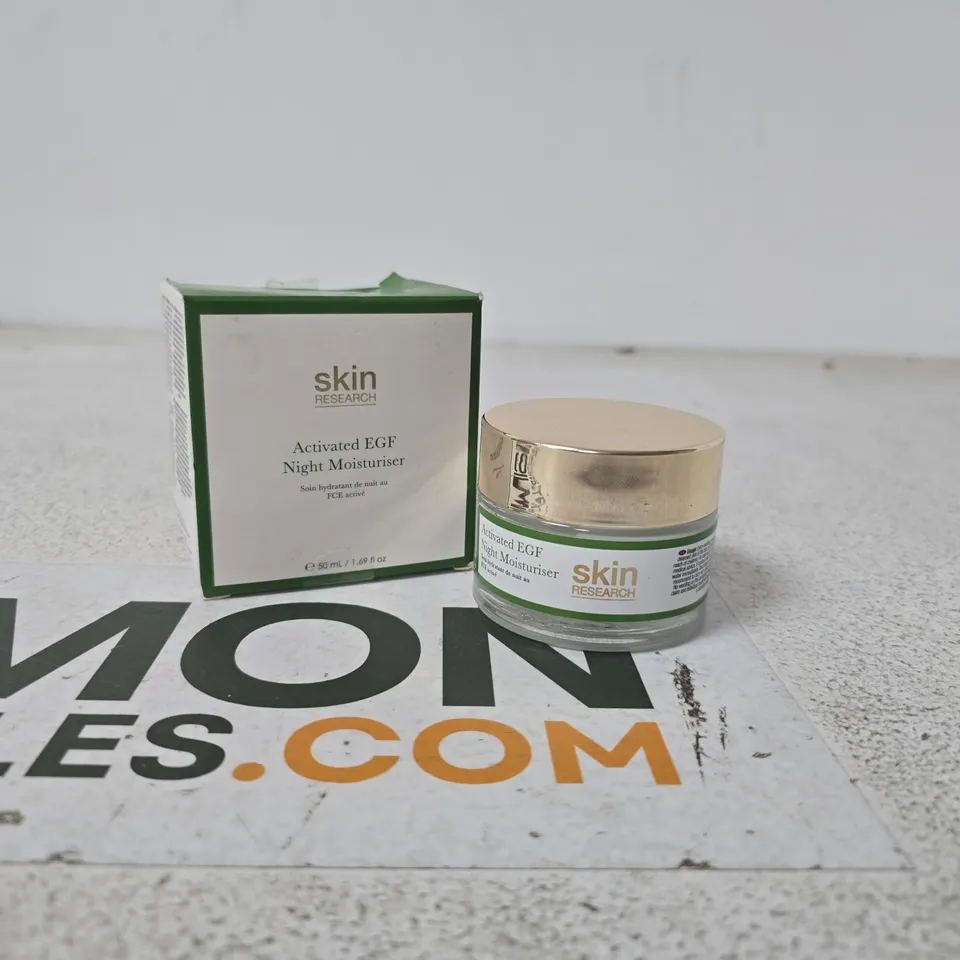 SKIN RESEARCH ACTIVATED EGF NIGHT MOISTURISER 50ML