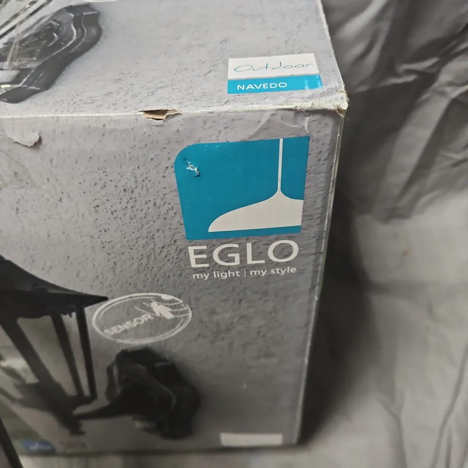 EGLO OUTDOOR NAVEDO LANTERN – GARDEN LIGHTING TOP PART MISSING .