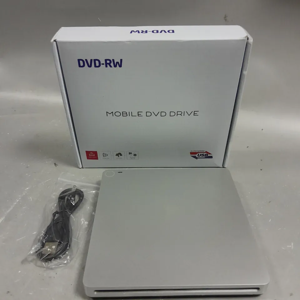 BOXED UNBRANDED DVD-RW MOBILE DVD DRIVE 