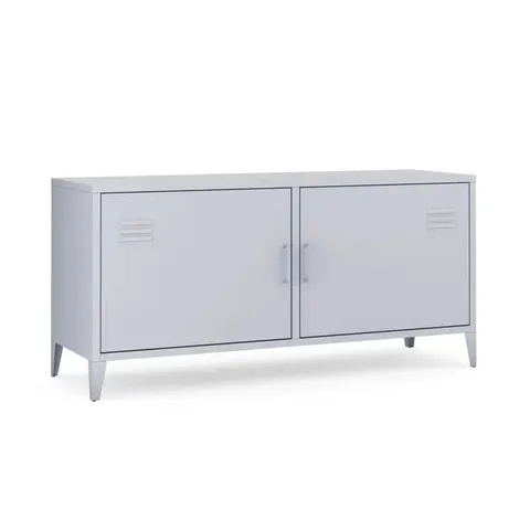 BOXED HELGA METAL LOW SIDEBOARD - COLOUR MAY DIFFER FROM IMAGE (1 BOX)