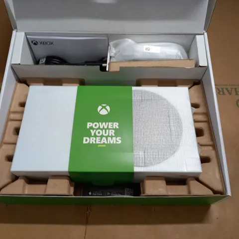 BOXED XBOX SERIES S 512 SSD CONSOLE WITH CONTROLLER AND LEADS