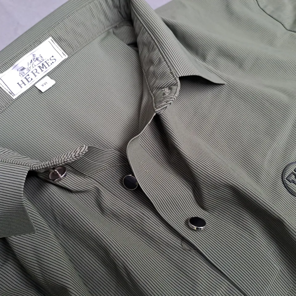 HERMES GREEN SHIRT - XXL