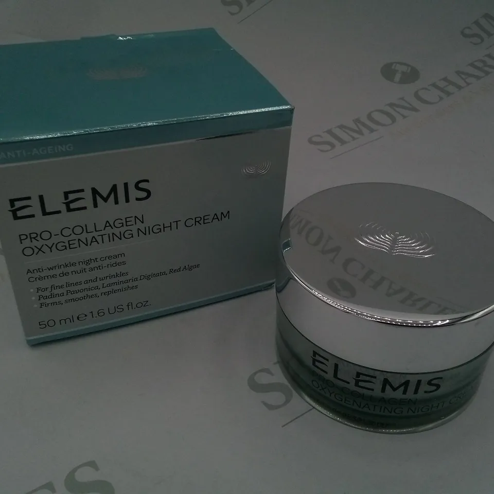 BOXED ELEMIS PRO-COLLAGEN OXYGENATING NIGHT CREAM 50ML
