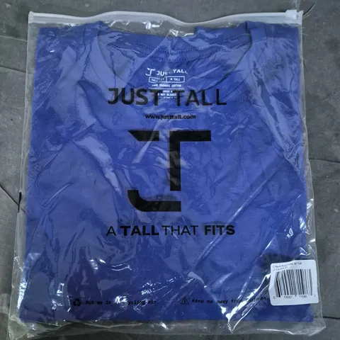 BAGGED JUST TALL C-NECK ROYAL PURPLE - M TALL