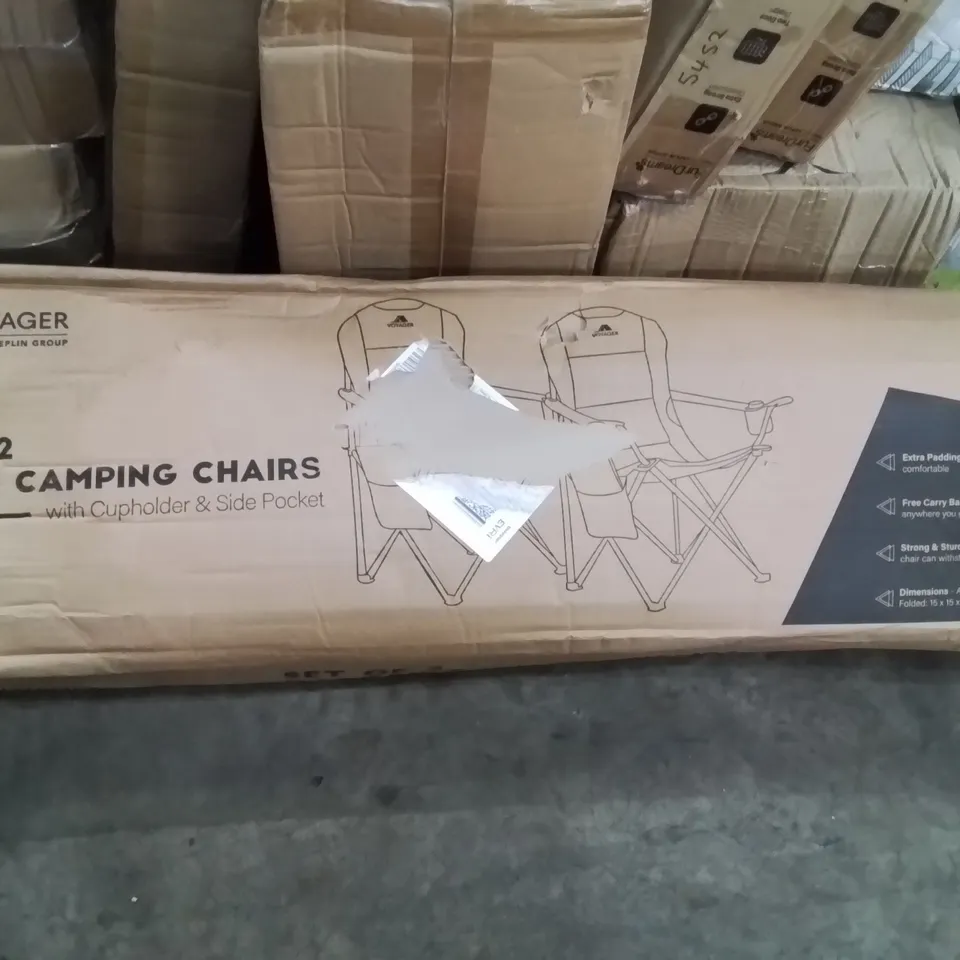 VOYAGER PADDED CAMPING CHAIRS