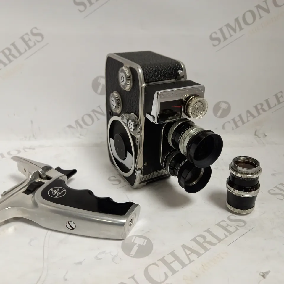 BOLEX PAILLARD B8L VINTAGE 8MM FILM CAMERA