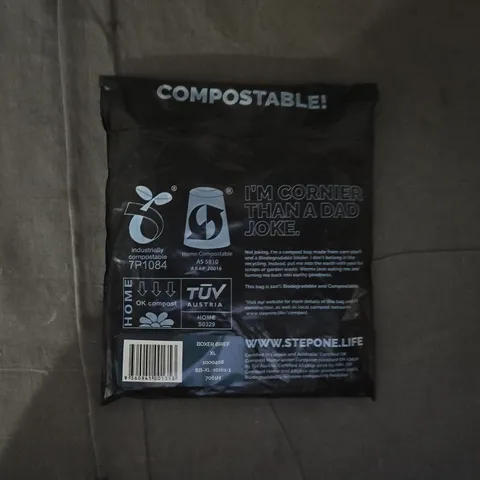 STEP ONE BOXER BRIEFS SIZE XL