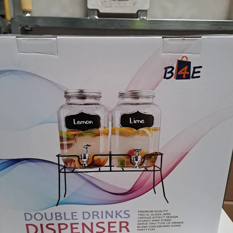 B 4 E DOUBLE DRINKS DISPENSER