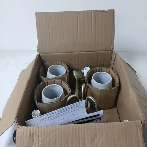 3 LIGHT SEMI FLUSH LIGHTING BOXED