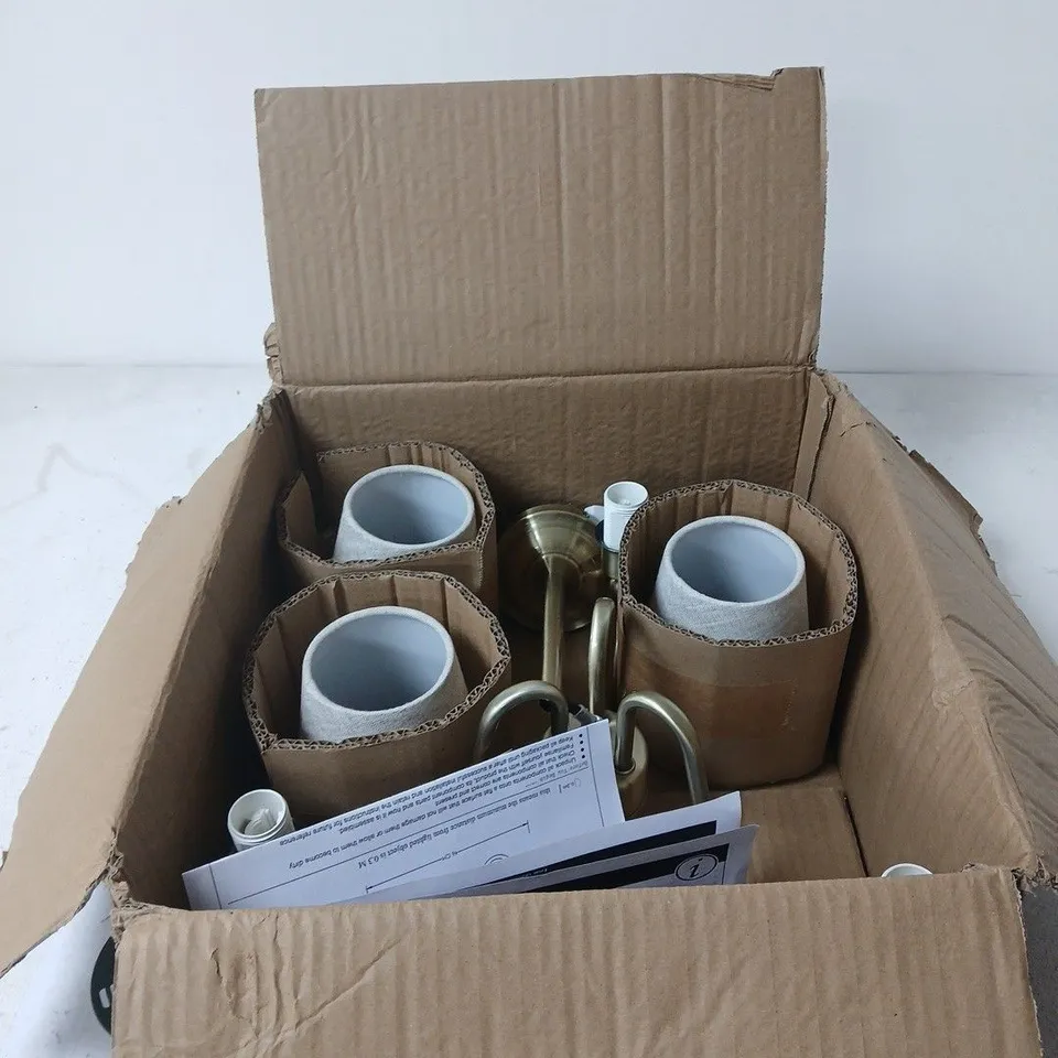 3 LIGHT SEMI FLUSH LIGHTING BOXED