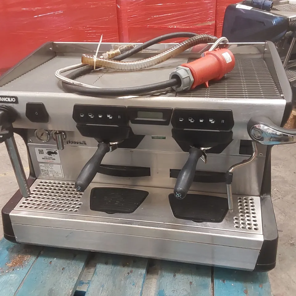 RANCILIO CLASSE 7 2 GROUP COMMERCIAL COFFEE MACHINE WITH ISTEAM