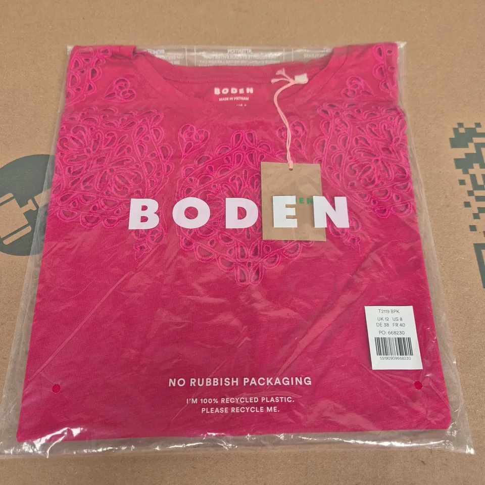 BODEN WOMENS TOP IN PINK - 12