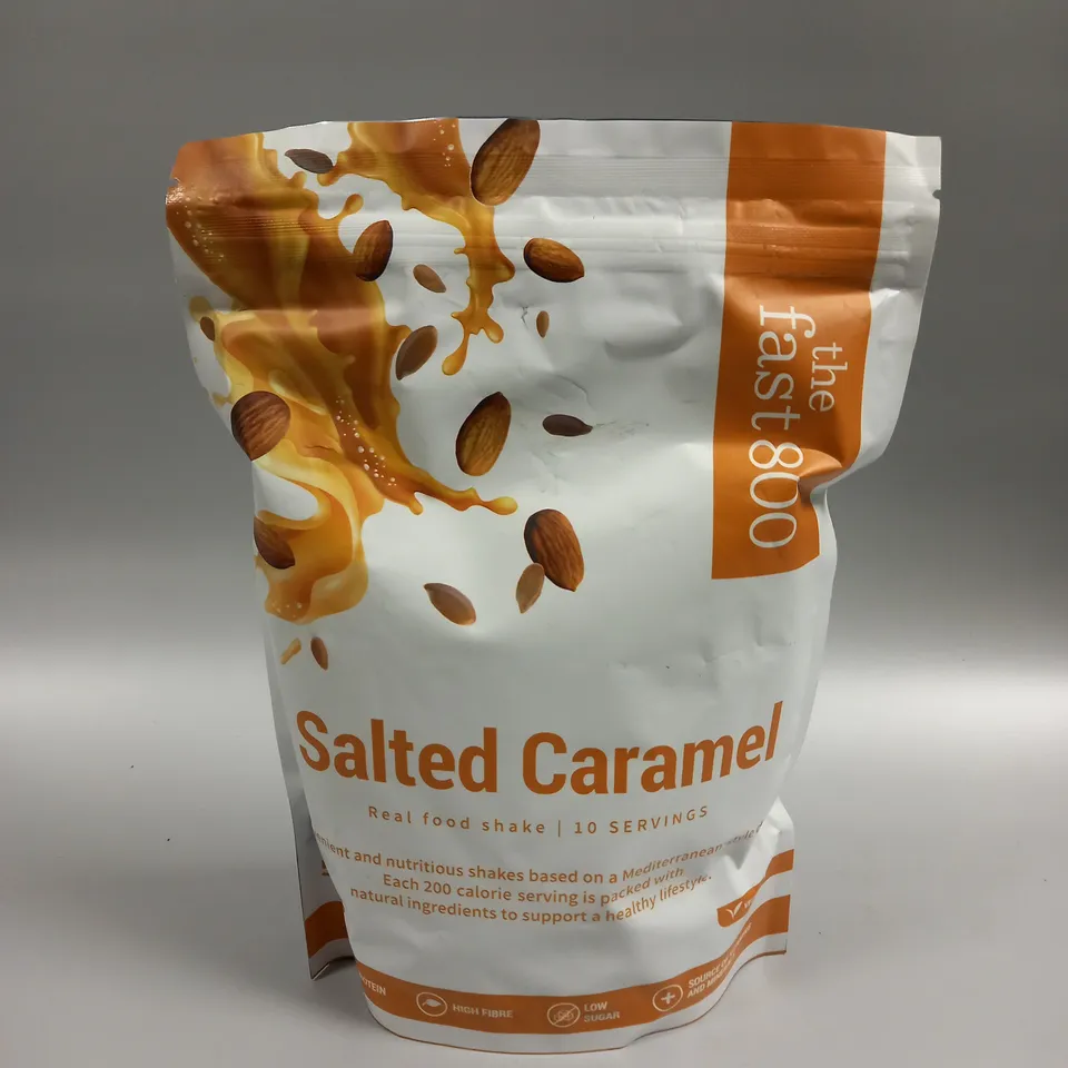 SEALED THE FAST 800 REAL FOOD SHAKE - 500G SALTED CARAMEL 