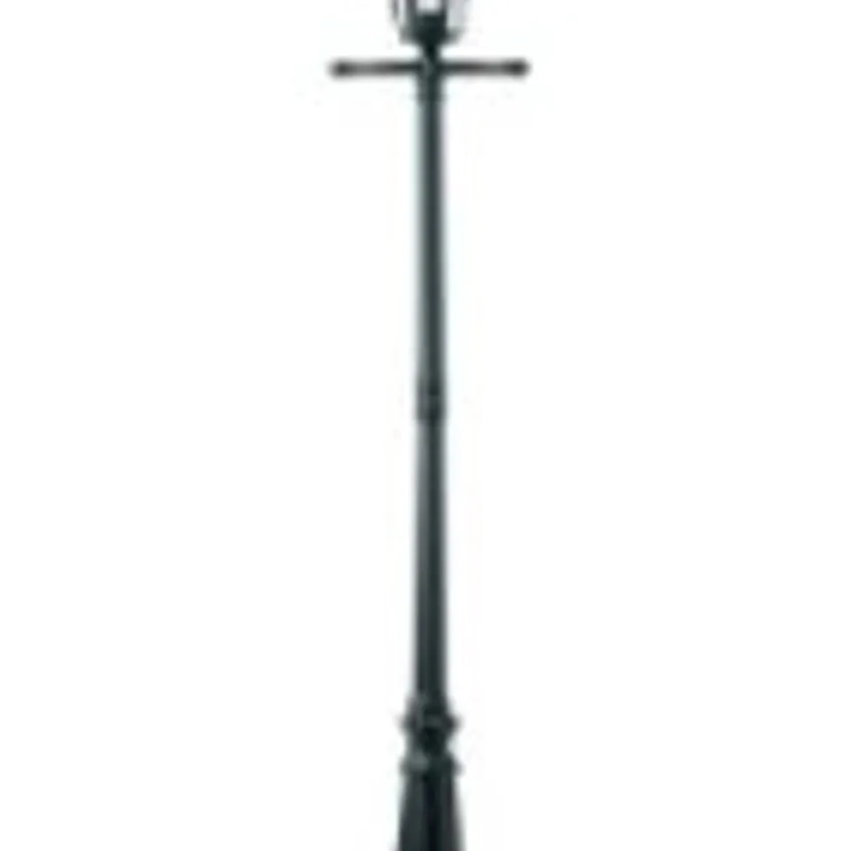 FOUR BRAND NEW AND BOXED ENDON YG-3010 BLACK CAST ALUMINIUM GARDEN LAMP POSTS RRP £888