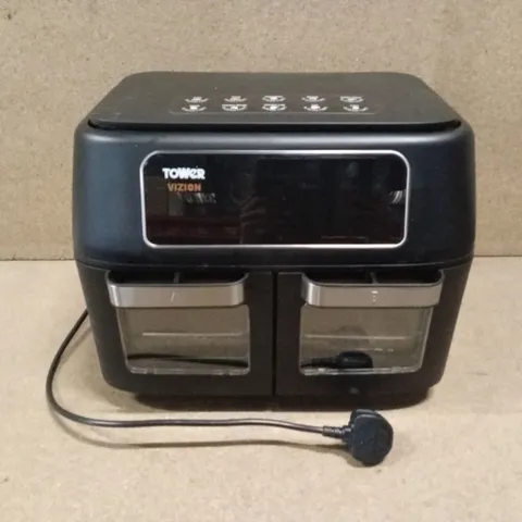 BOXED TOWER T17102 VORTX VIZION 11L DUAL AIR FRYER OVEN