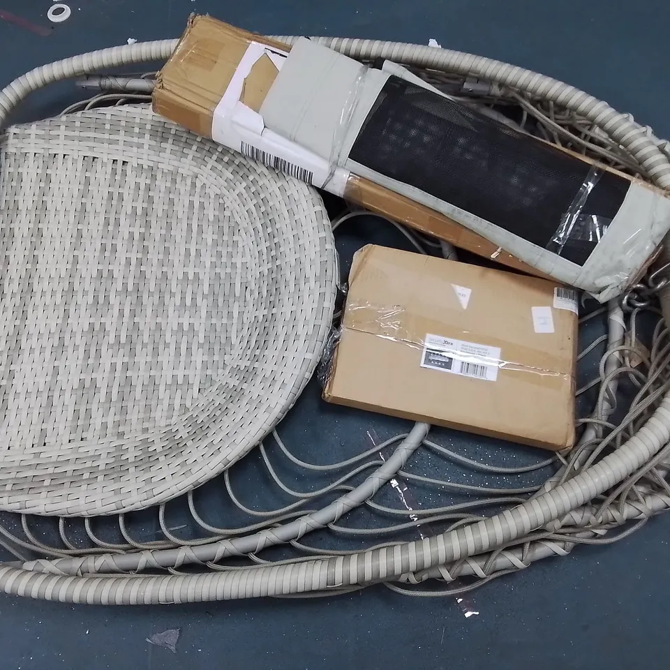 LOT OF APPROXIMATELY 15 ASSORTED HOUSEHOLD ITEMS TO INCLUDE ADHESIVE FLOORING STRIPS, COOKS ESSENTIALS COOKER, BABY DINING SETS AND MONITORS