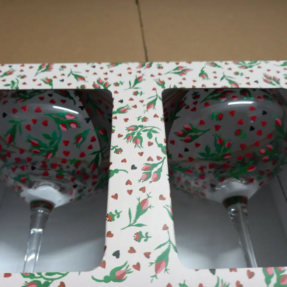 CATH KIDSTON SET OF 2 CHAMPAGNE COUPES
