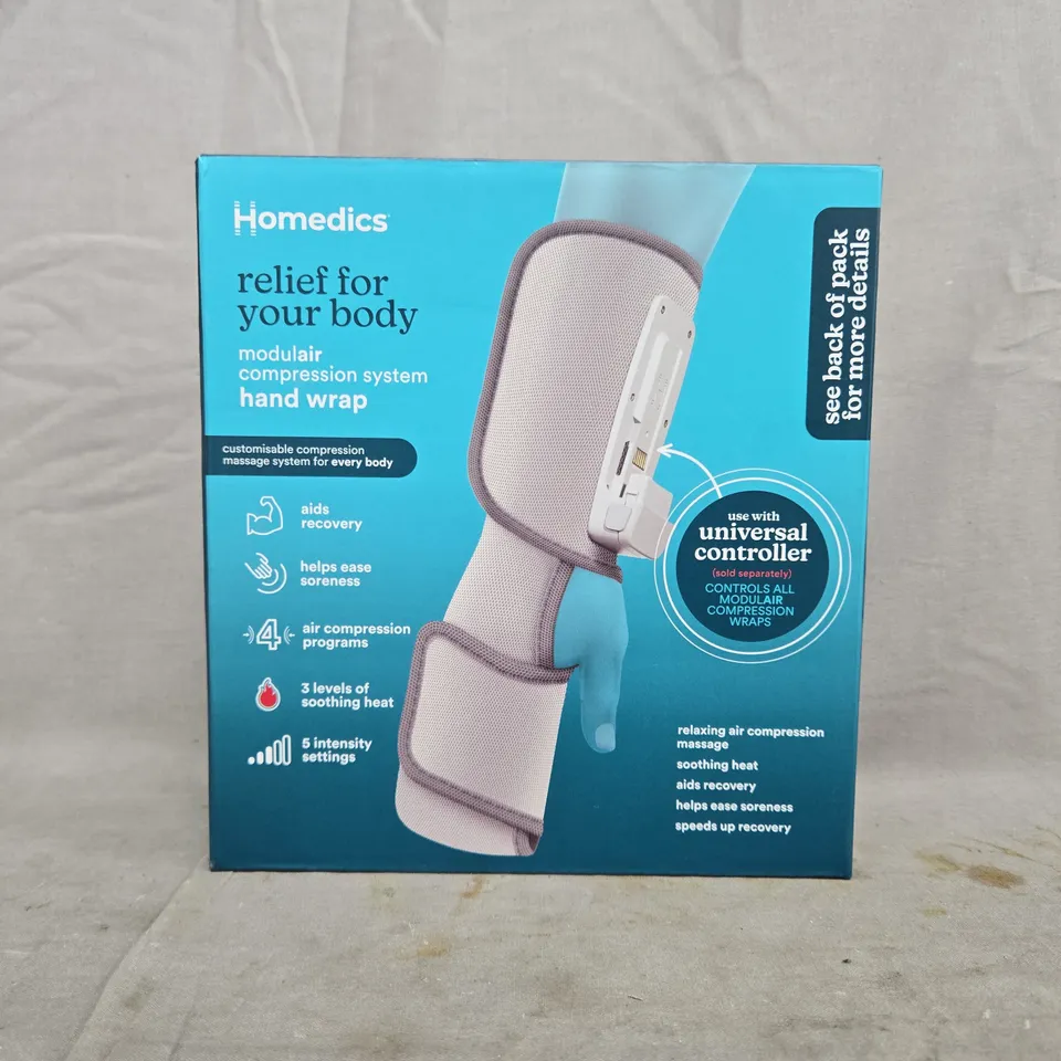 BOXED HOMEDICS MODULAR COMPRESSION SYSTEM HAND WRAP