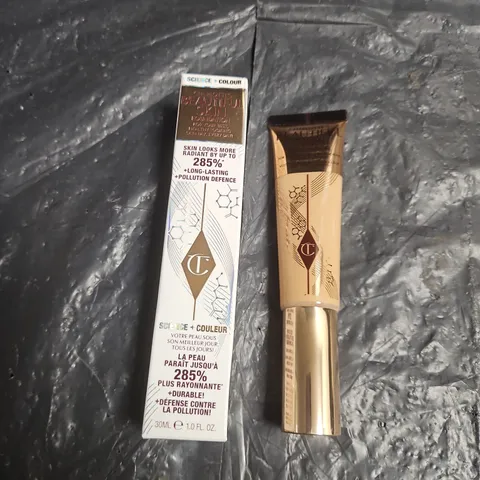 CHARLOTTE TILBURY BEAUTIFUL SKIN FOUNDATION IN SHADE 6 NEUTRAL - 30ML, BOXED
