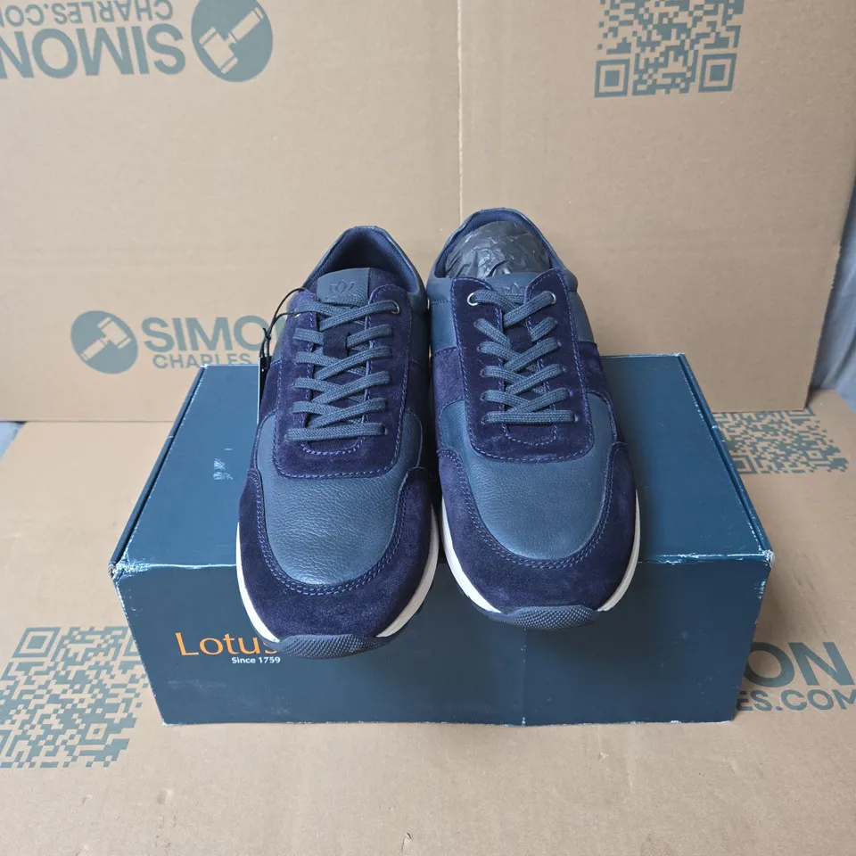LOTUS TIRSO NAVY TRAINERS SIZE 43 BOXED