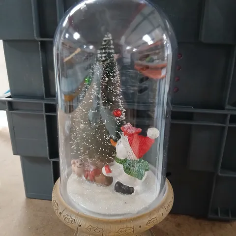 SIX BOXED CHRISTMAS MARKET LIGHT UO SNOWMAN DOME