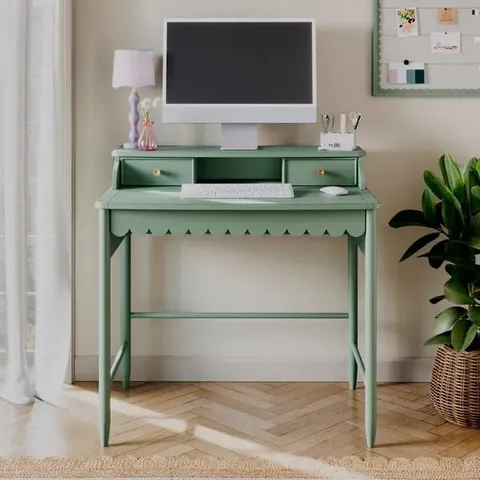 BOXED REMI SMALL STEP UP DESK - LILYPAD GREEN (1 BOX)