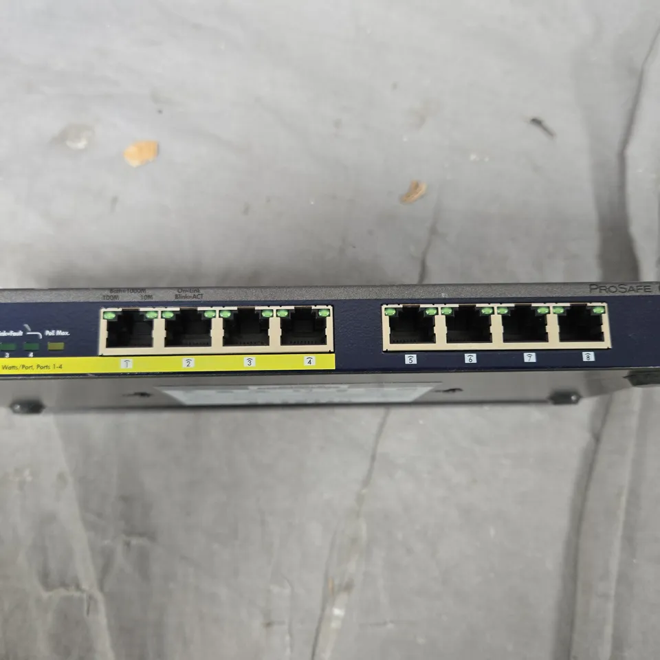 NETGEAR PROSAFE GS108P 8-PORT POE SWITCH
