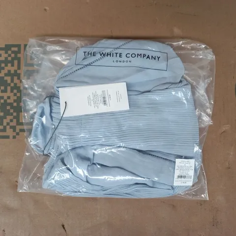 BAGGED THE WHITE COMPANY PINTUCK PANEL TOP IN STORMY BLUE SIZE 10