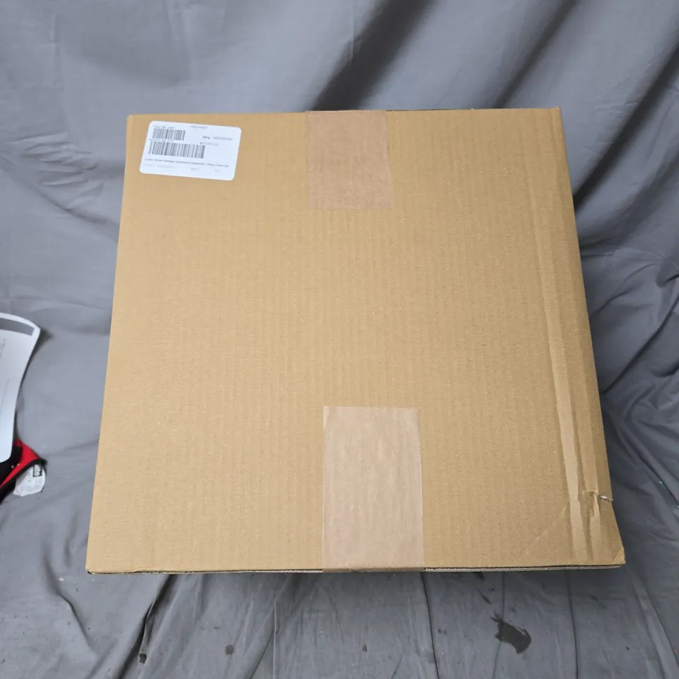 COZEE HOME RAINBOW EMBOSSED VELVET SOFT 3 PIECE DUVET SET