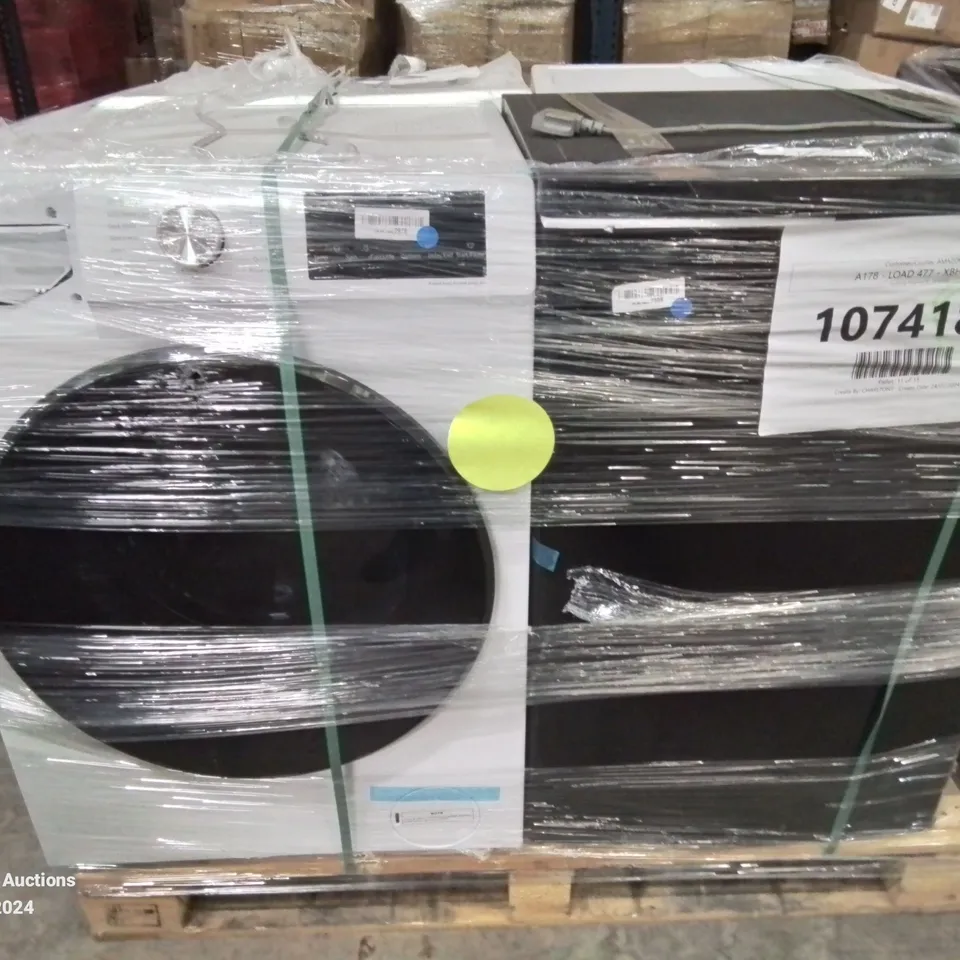 PALLET OF APPROXIMATELY 4 UNPROCESSED RAW RETURN WHITE GOODS TO INCLUDE;