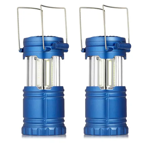 BELL & HOWELL TAC FAN LANTERN SET OF 2 IN BLUE