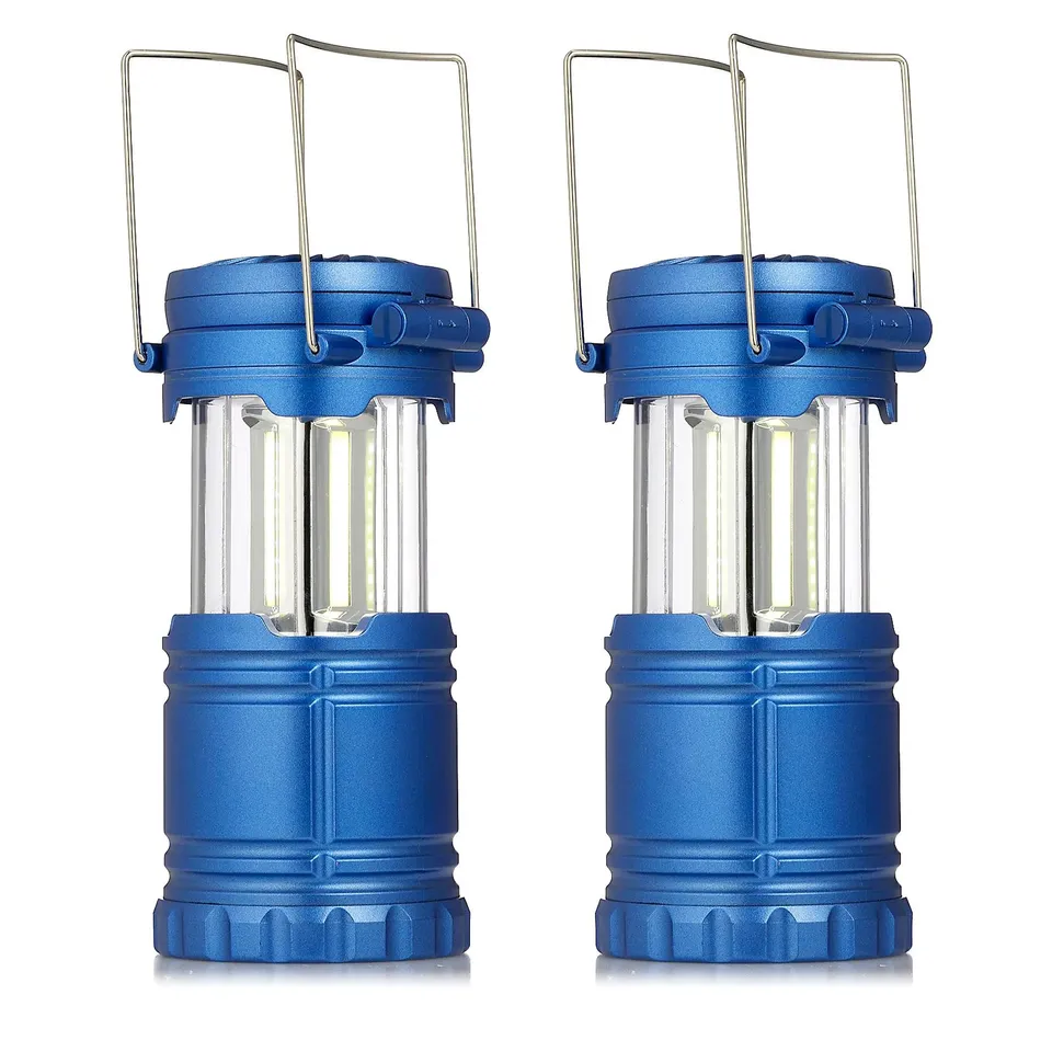 BELL & HOWELL TAC FAN LANTERN SET OF 2 IN BLUE