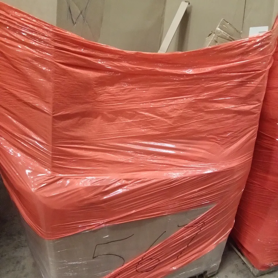 PALLET OF ASSORTED ITEMS INCLUDING AIR FRYER OVEN, METAL POSTERS, TAIYUHOMES VENETIAN BLIND, A3 DIAMOND PAINTING KIT, RETRACTABLE BABY GATE, CHRISTMAS BAUBLE SET