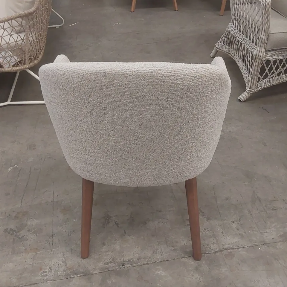 ELANO WALNUT EFFECT ASH WOODEN FRAME DINING CHAIR