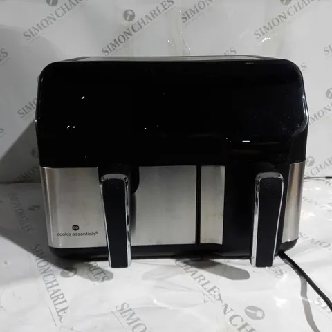 BOXED COOK'S ESSENTIALS 7.7L DUAL AIR FRYER