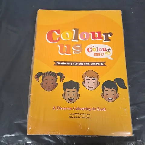 BOX OF APPROXIMATELY 125 COLOUR US BY COLOUR ME KIDS DIVERSE COLOURING BOOKS