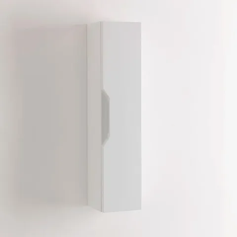 BOXED YATTS 17.5 X 78.2 X 16CM WALL MOUNTED BATHROOM CABINET WHITE