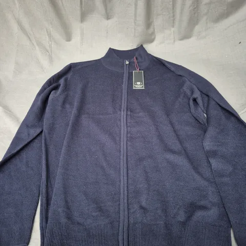 KENSINGTON SCATTERING ZIP UP IN DARK NAVY SIZE L