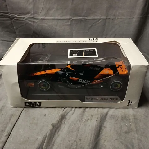 BOXED CMJ 1:18 COLLECTORS EDITION MCLAREN F1 CAR (#4 - NORRIS)