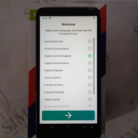 BOXED NUU A5X ANDROID SMARTPHONE